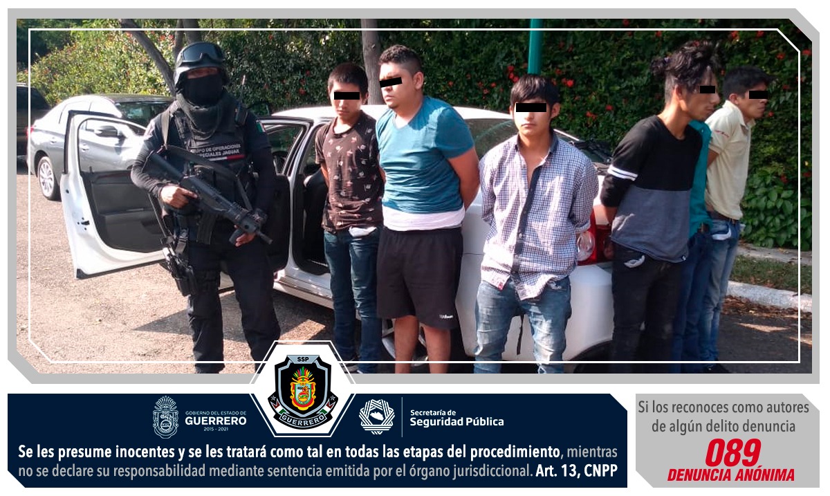 Aseguran armamento y droga en Ixtapa-Zihuatanejo