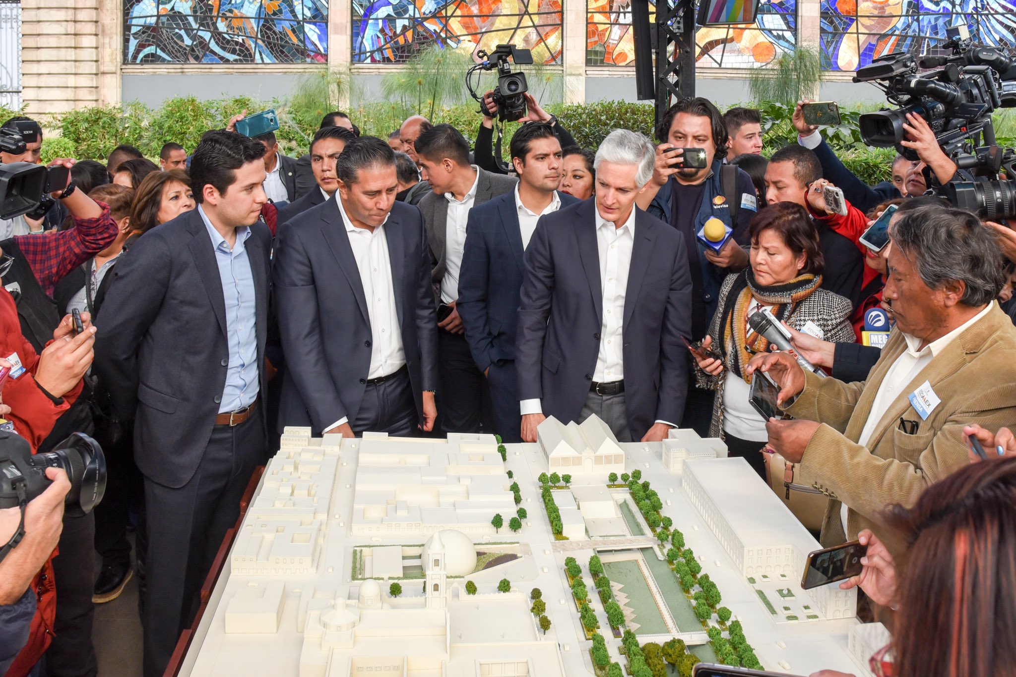 Alfredo Del Mazo renovará el Centro Histórico de Toluca