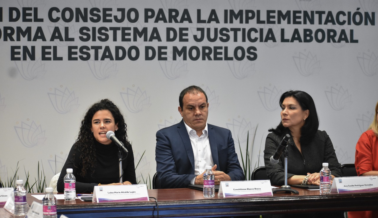 Instala STPS Consejo para la Implementación de la Reforma al Sistema de Justicia Laboral en Morelos