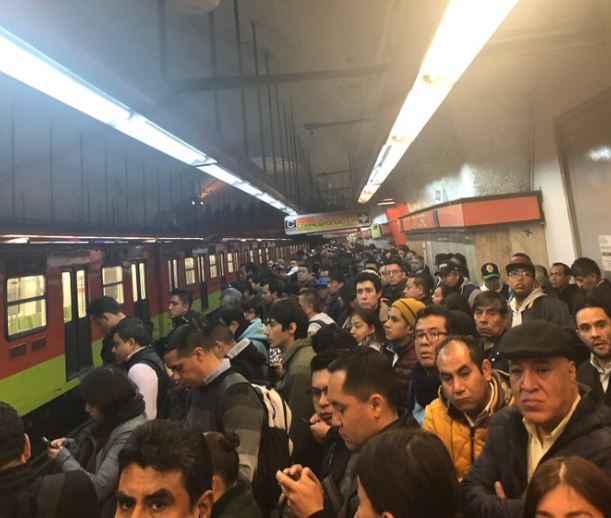 Caos en la Línea 7 del Metro de la CDMX