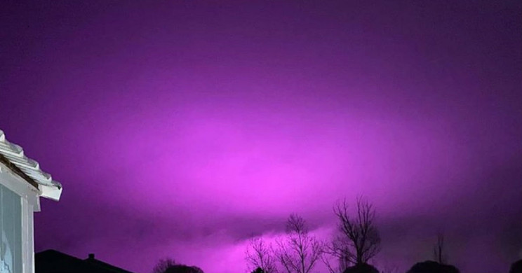 Cielo púrpura en Arizona