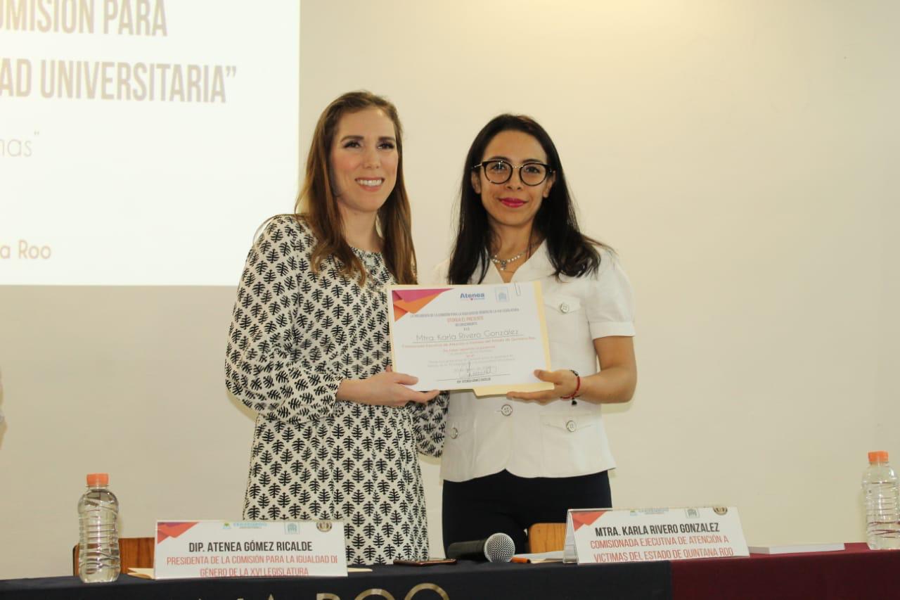 Tendrán jóvenes participación activa en primera legislatura de la paridad: Dip. Atenea Gómez