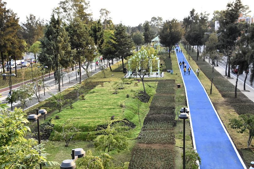 Sheinbaum inaugura primera parte de Parque Lineal Periférico Oriente