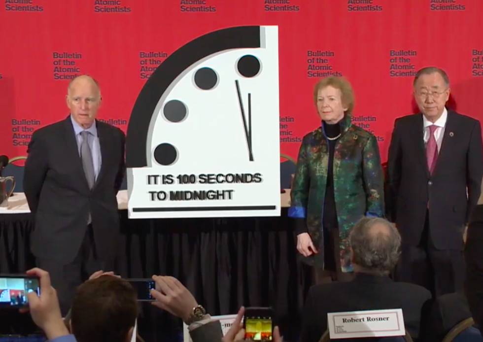 Quedan 100 segundos para el fin del mundo: Doomsday Clock