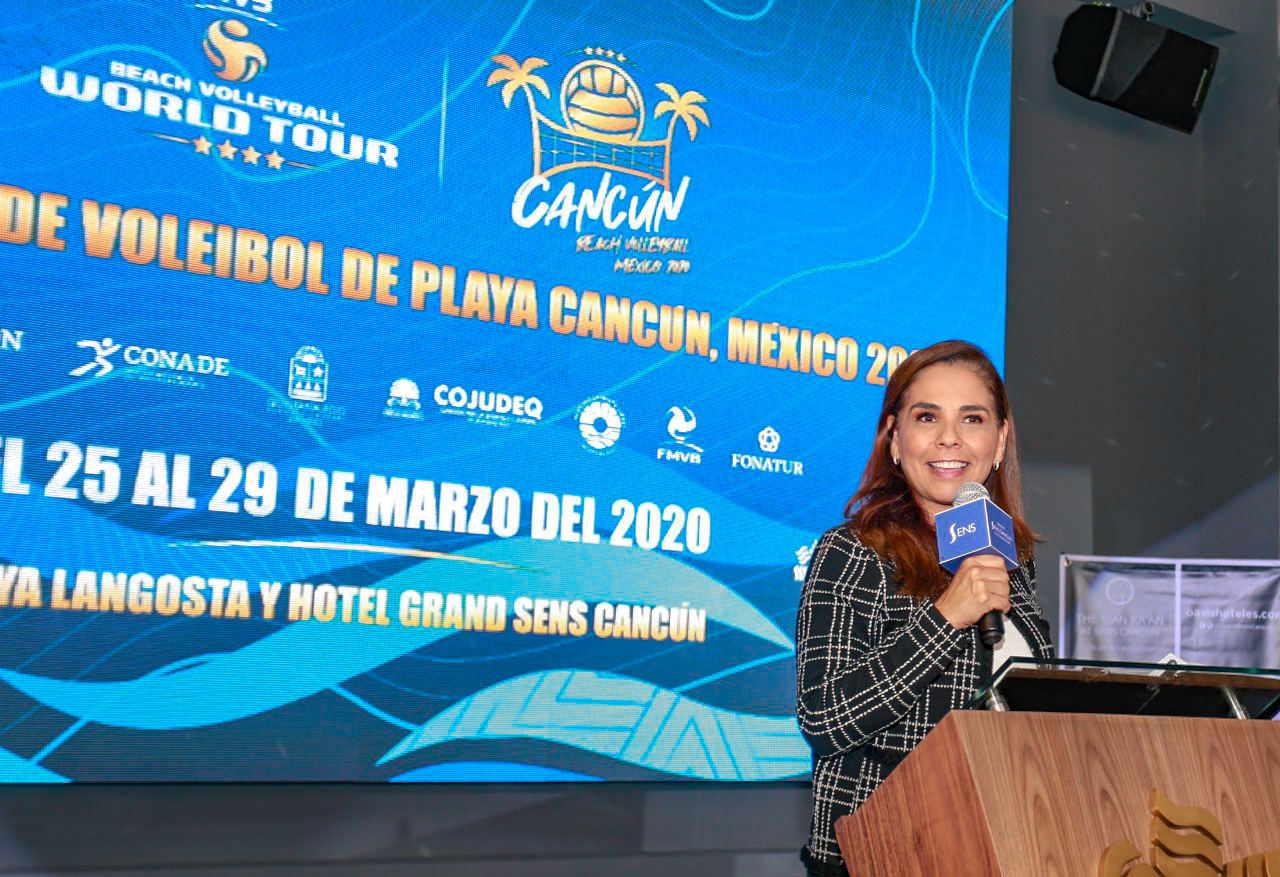 Cancún, sede del Tour Mundial de Voleibol de Playa: Mara Lezama