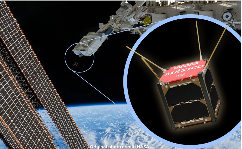 Nanosatélite mexicano AztechSat-1 inicia su misión en el espacio