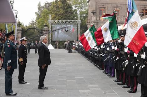Reitera Ejército Mexicano lealtad al proyecto de nación de AMLO en el Castillo de Chapultepec