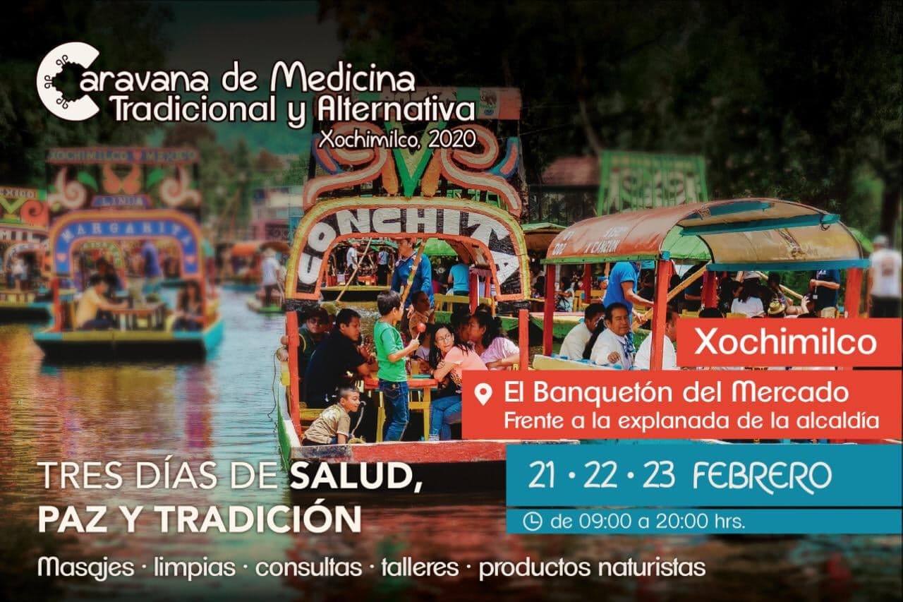 La Caravana de Medicina Tradicional y Alternativa llega a Xochimilco