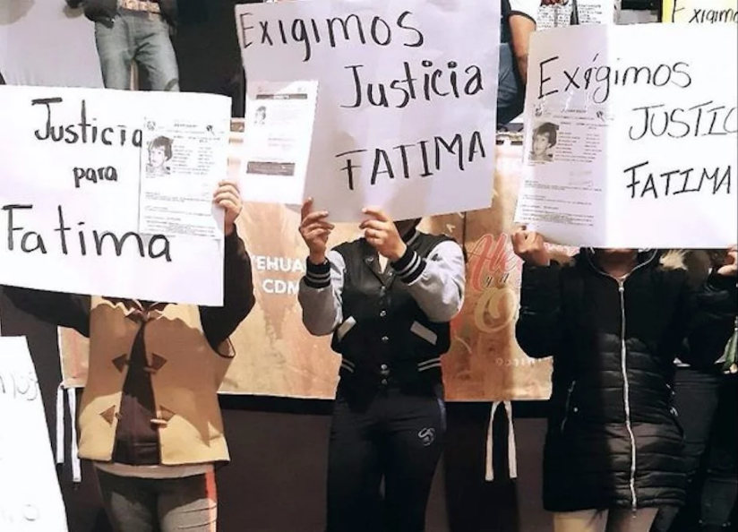 Padres protestan en escuela donde estudiaba Fátima