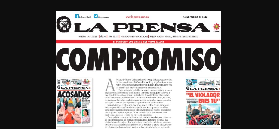 ‘La Prensa’ anuncia cambios en su lenguaje y cobertura