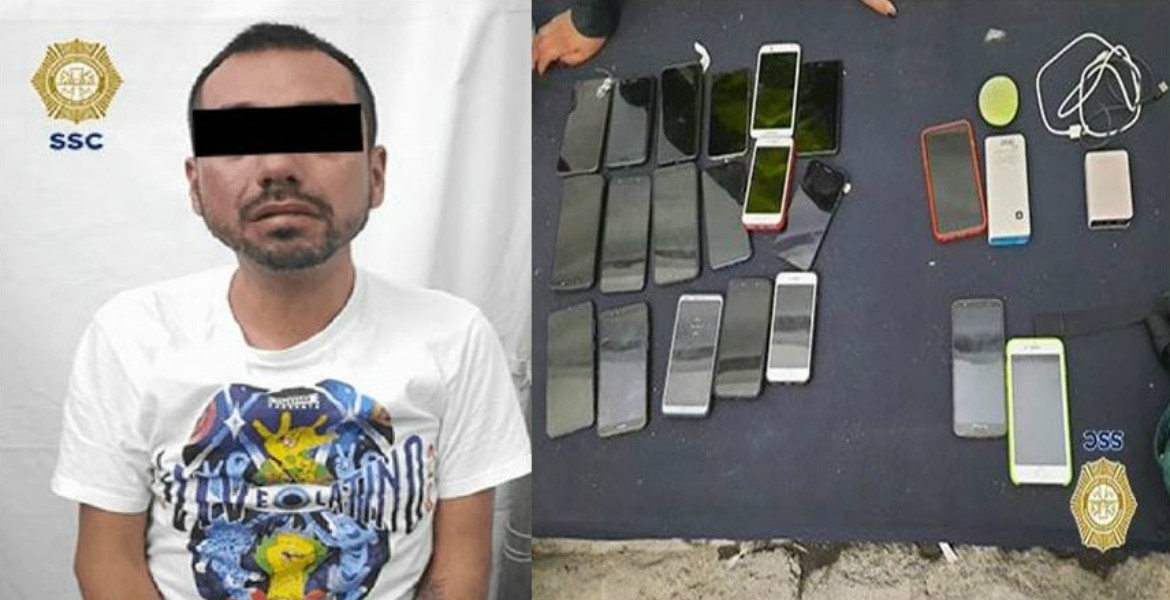 Detienen a sujeto por robar celulares en el Vive Latino