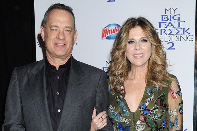 Tom Hanks y esposa son dadas de alta