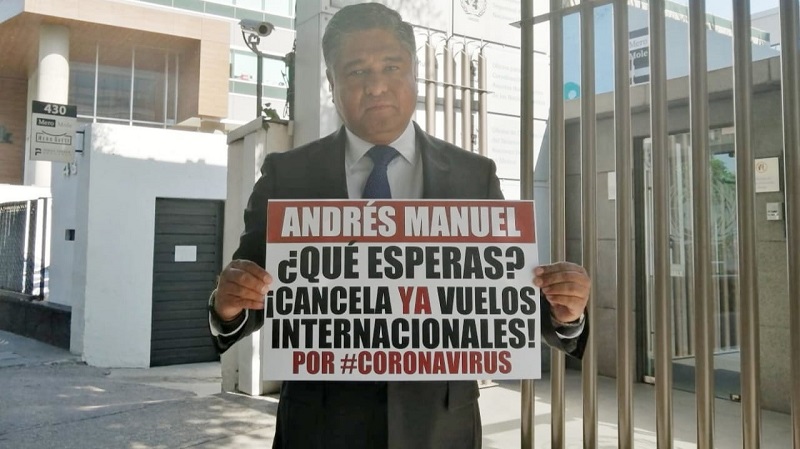 Pide senador intervención de la ONU ante omisión del Gobierno mexicano por coronavirus