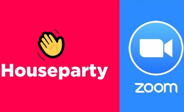 Zoom y Houseparty aplicaciones más descargadas