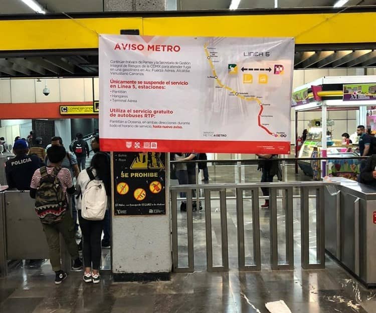 Continúa el caos en la Línea 5 del Metro