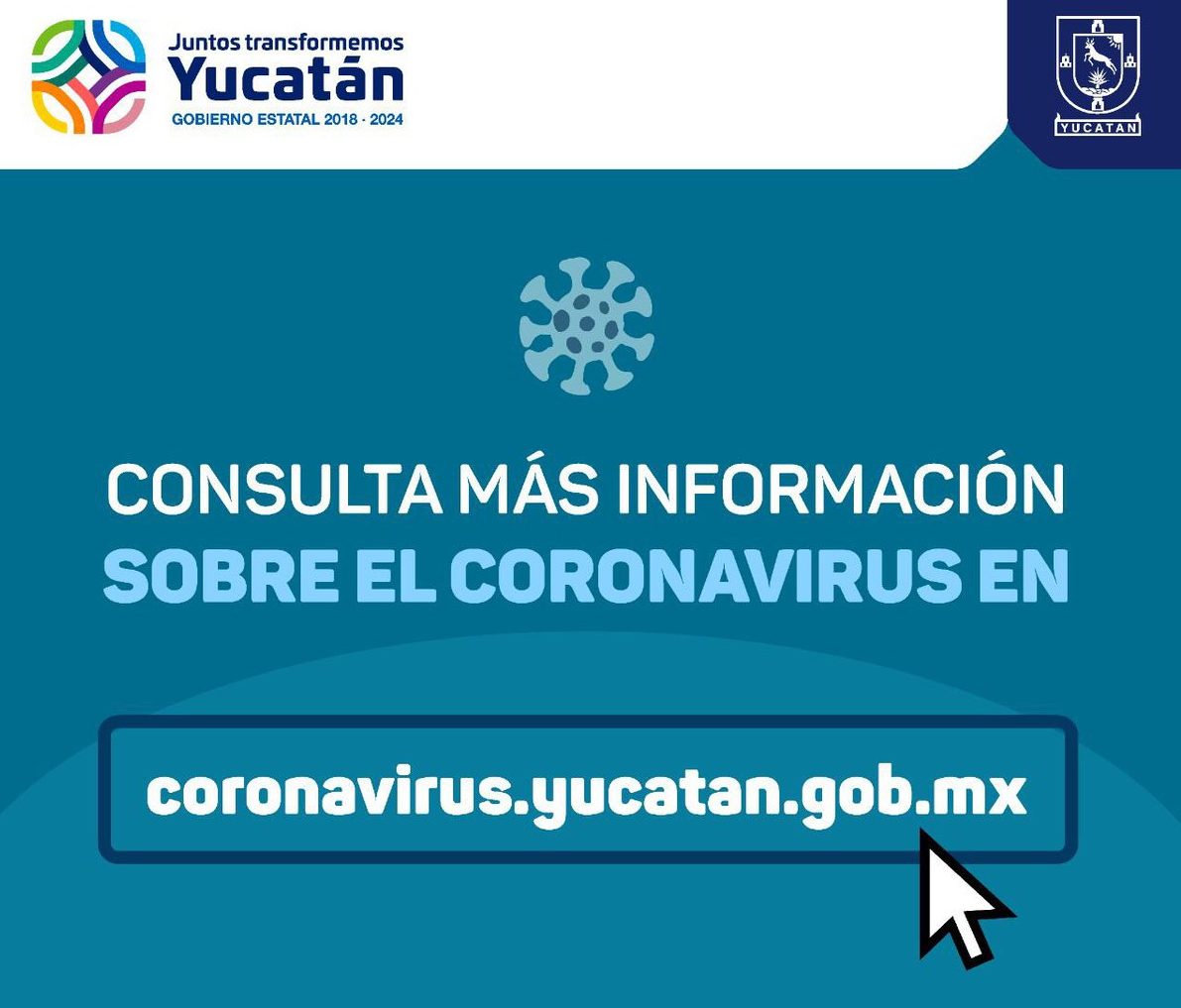 Yucatán crea sitio web y línea de atención telefónica por el coronavirus