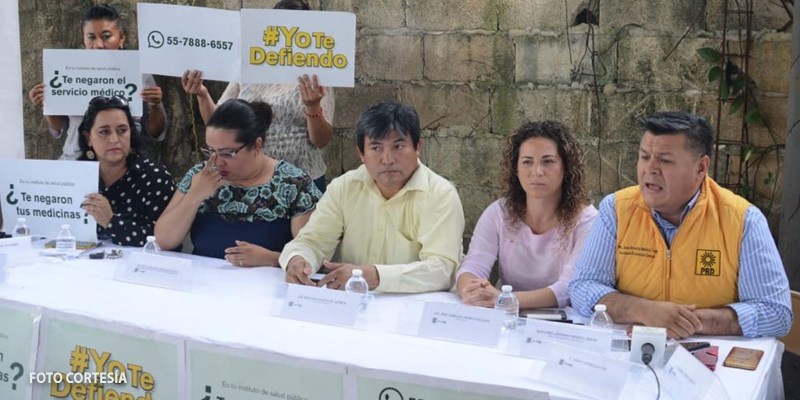 Interpone PRD amparo en Morelos por insuficiencia de adquisición de medicamentos