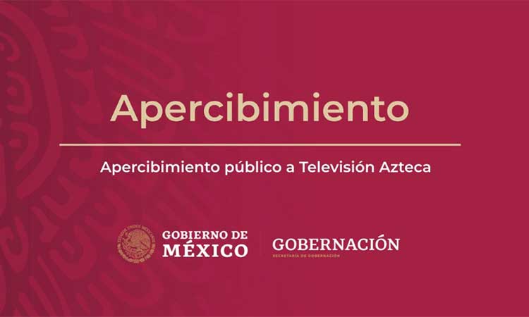 Apercibimiento TV Azteca