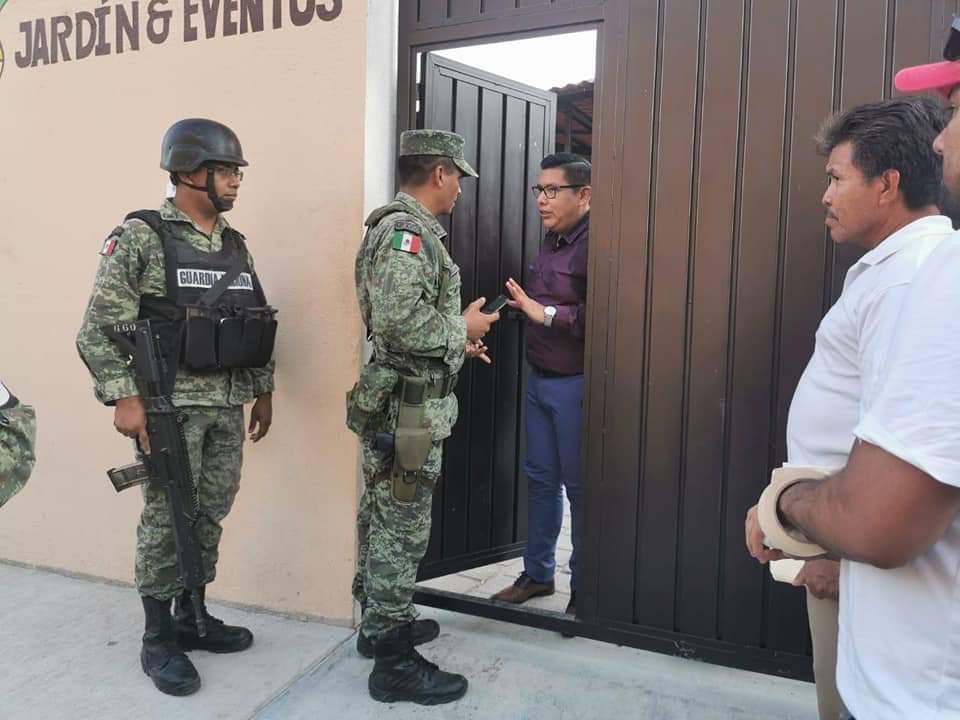 Guardia Nacional cancela fiesta de XV años por contingencia en Huatulco