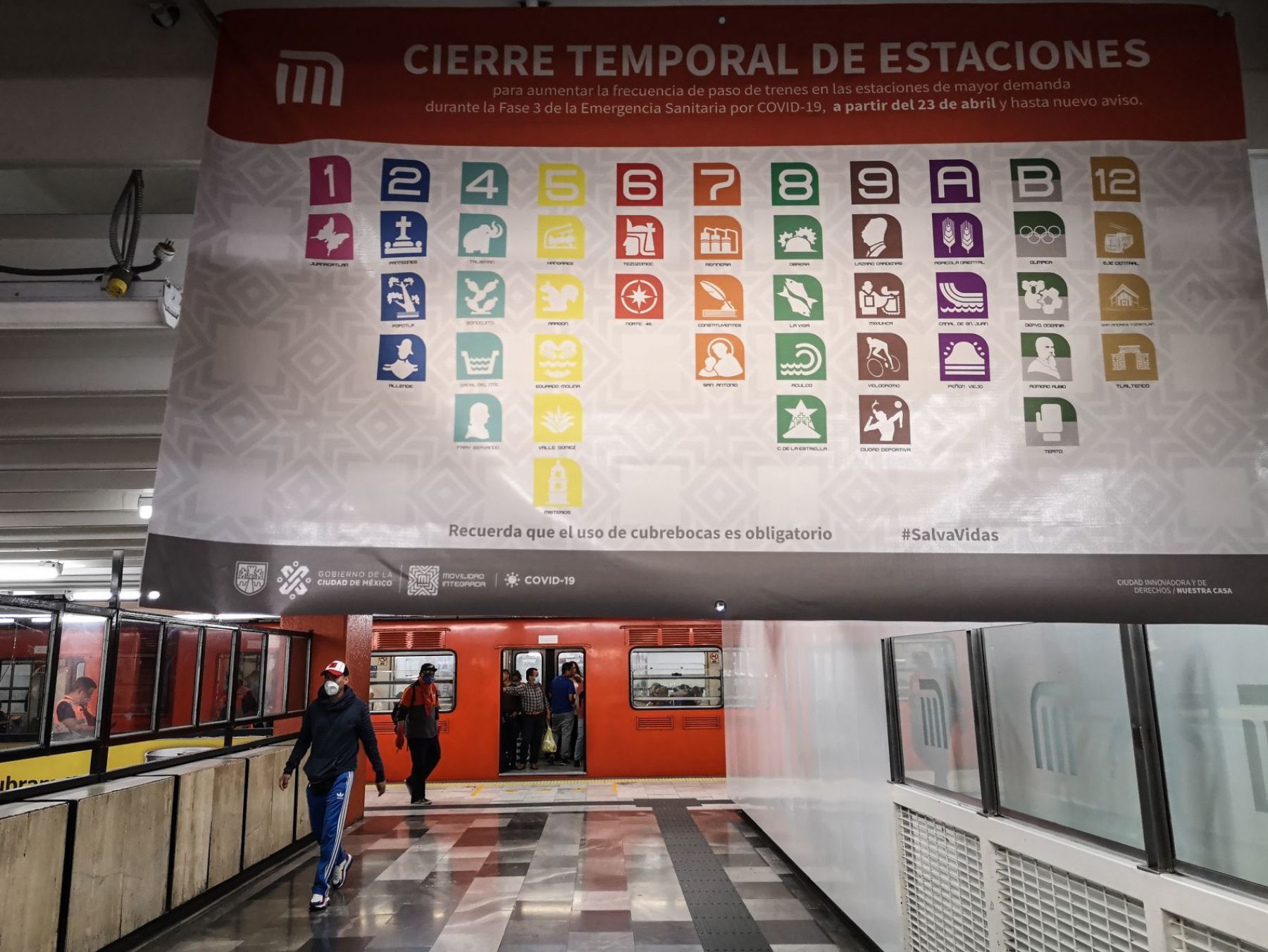 Metro confirma 91 trabajadores contagiados de Covid-19