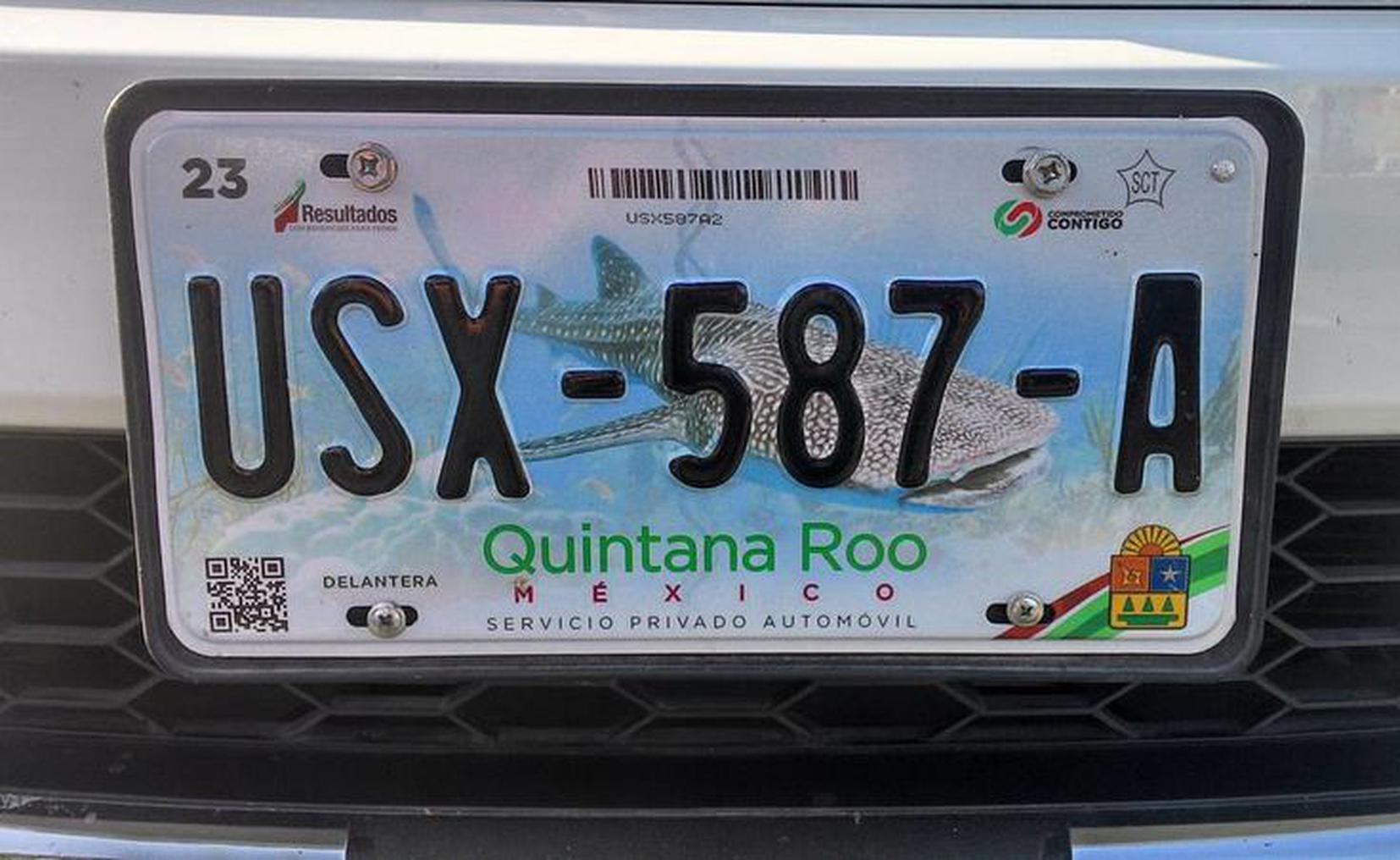 Quintana Roo prohibirá circulación de vehículos con placas de otros estados
