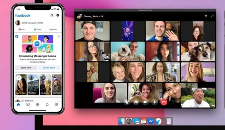 Facebook lanza ‘Messenger Rooms’ para videollamadas con hasta 50 personas