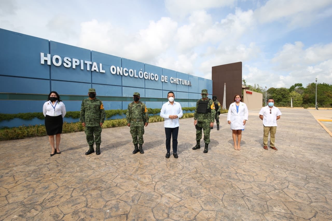 Adecuan Hospital Oncológico de Chetumal para atender pacientes con Covid-19