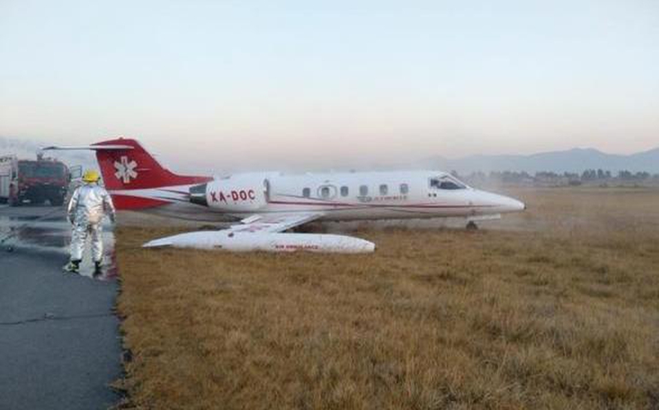 Se estrella avión de sanidad en Argentina