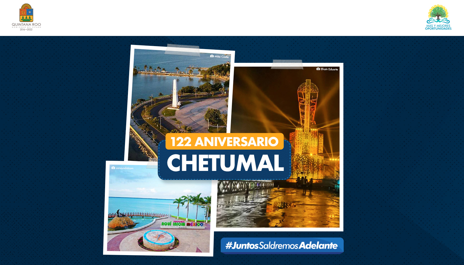 Quintana Roo celebra el 122 aniversario de su capital