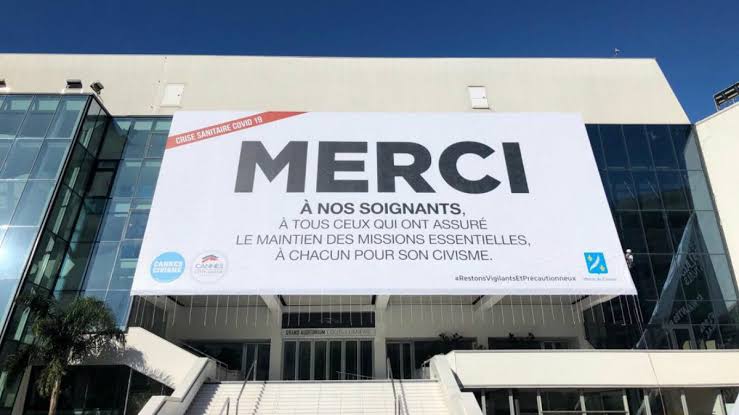 Festival de Cannes cambia alfombra roja por mensaje de agradecimiento a personal médico