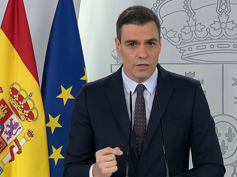 Pedro Sánchez pide prorrogar estado de alarma hasta 24 de mayo