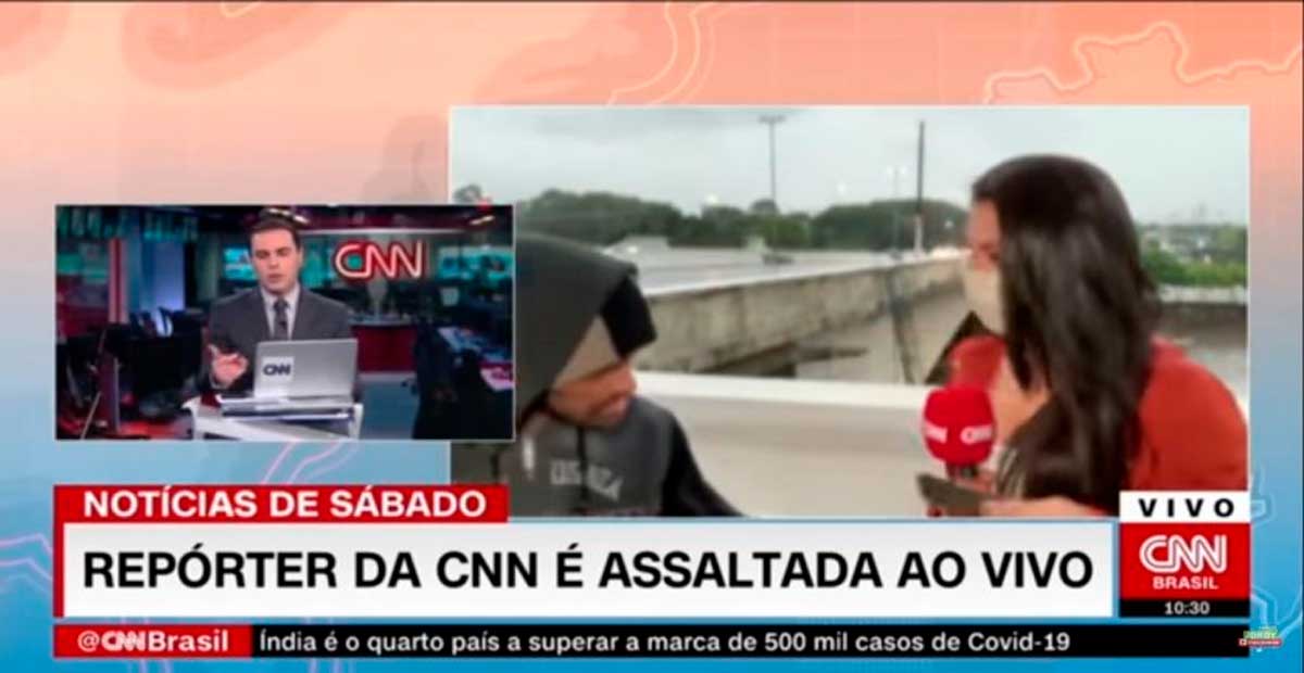 Asaltan a reportera de CNN