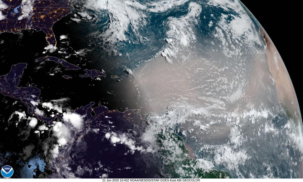 Polvo del Sahara llega este martes a la Península de Yucatán