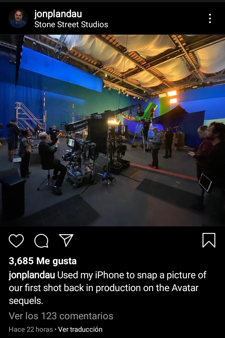 Avatar 2 retoma filmaciones