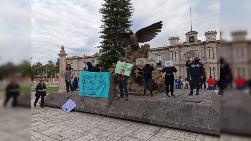 Organizan protesta contra AMLO en Michoacán