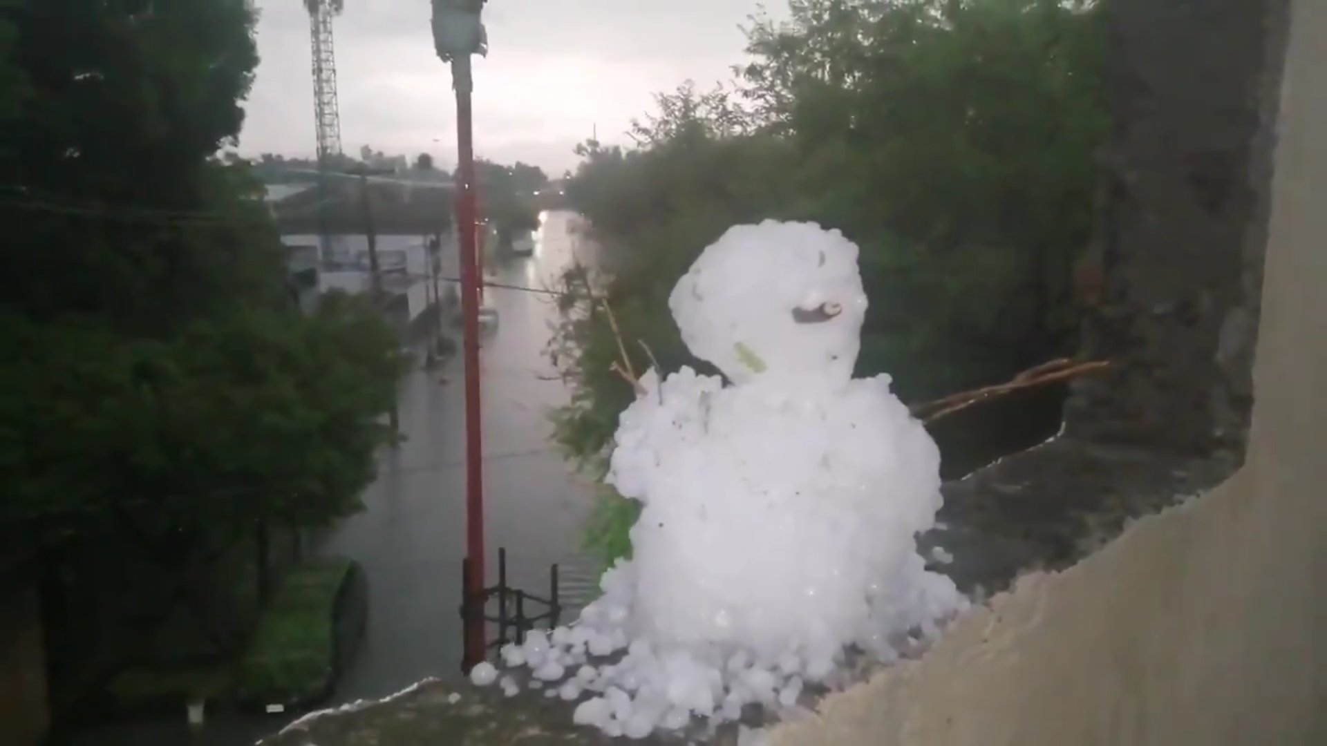 granizada en la CDMX