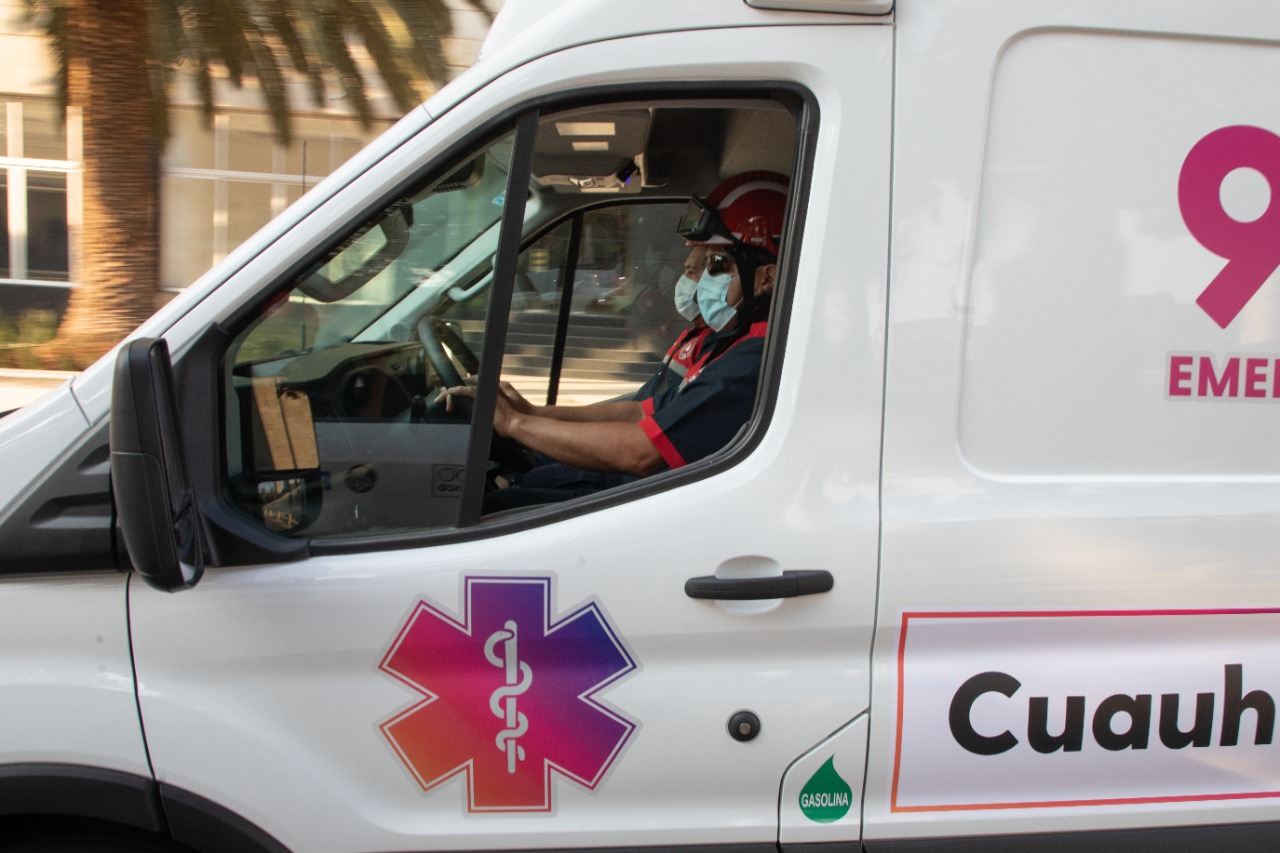 Alcaldía Cuauhtémoc refuerza su área de emergencias con nueva ambulancia