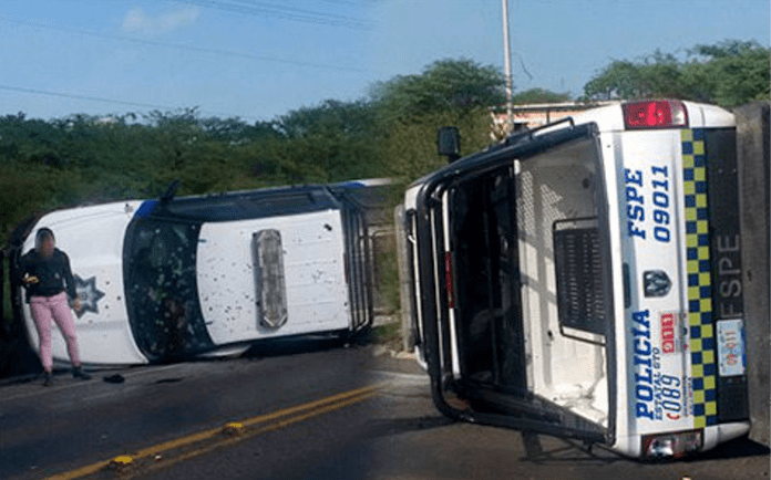 Comando asesina a cinco policías en Guanajuato