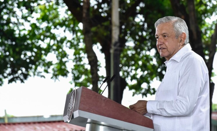 Inaugura AMLO obras en el puerto de Coatzacoalcos, Veracruz