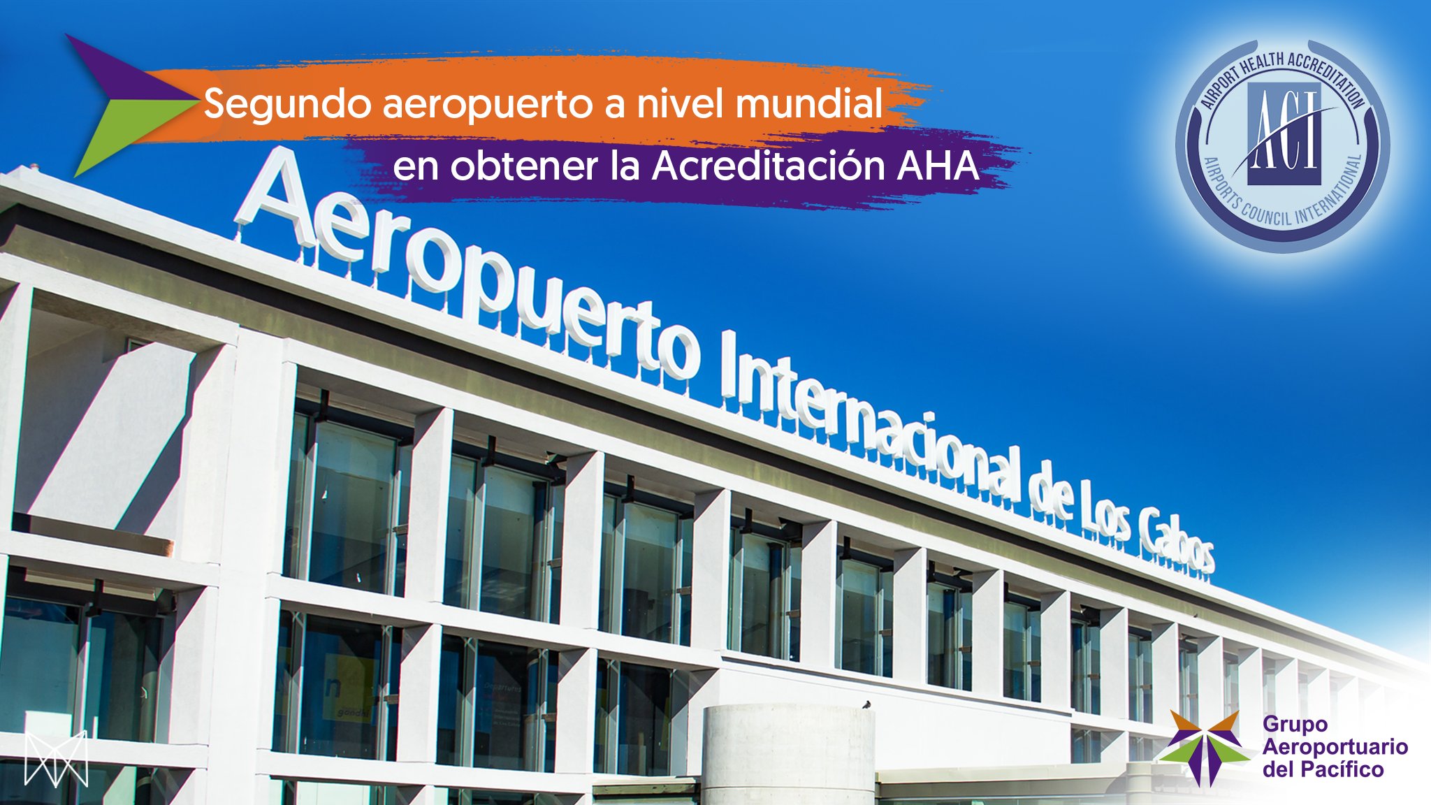 Aeropuerto de Los Cabos, el segundo en el mundo en recibir acreditación AHA