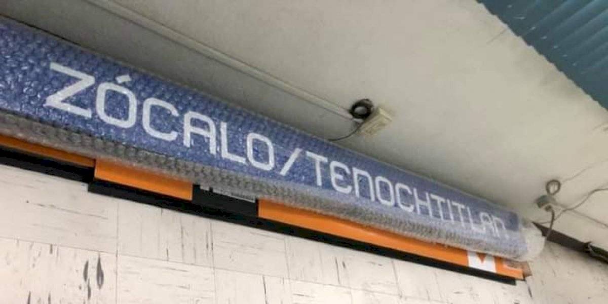 Metro alista cambio de nombre a la estación Zócalo