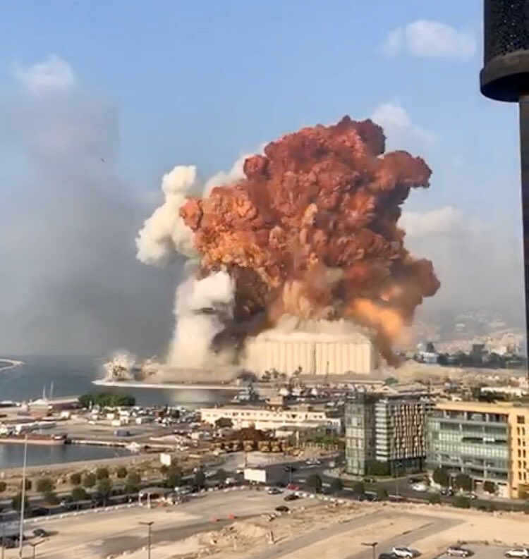 Enorme explosión sacude Beirut, Líbano; hay serios daños y heridos (video)