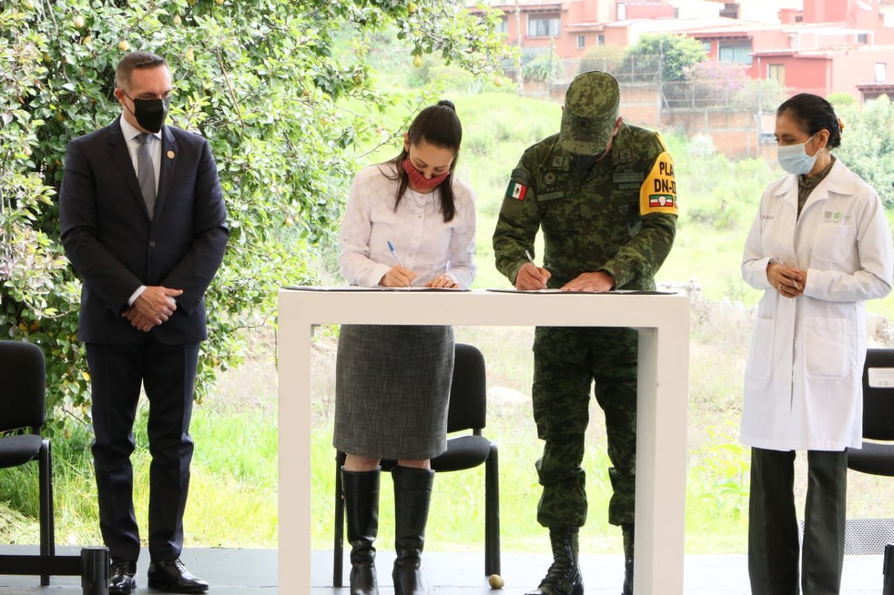 Sedena ayudará en la construcción del Hospital de Cuajimalpa; quedará listo en 14 meses