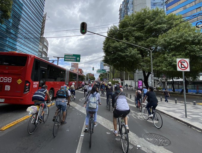 ¡Qué se quede!: Convocan a ‘pedalear’ 🚴 por la ciclovía Insurgentes