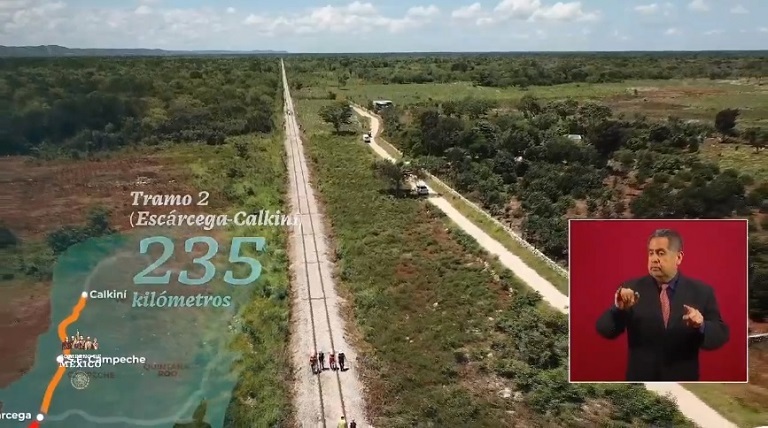 Lanzan primer avance semanal sobre avances en el Tren Maya