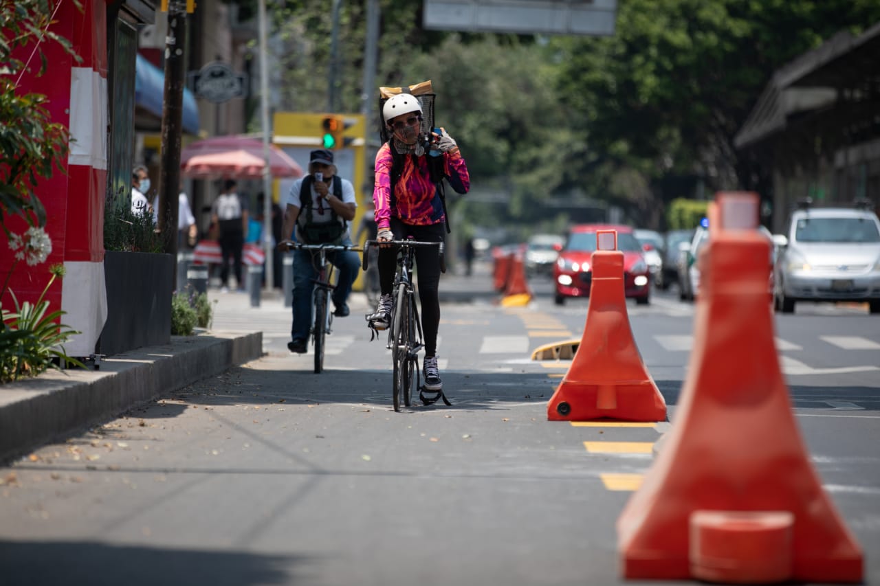 En aumento, infraestructura ciclista en la alcaldía Cuauhtémoc