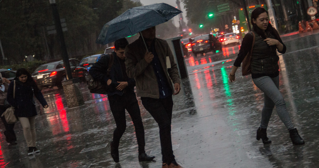 Lluvia en cdmx