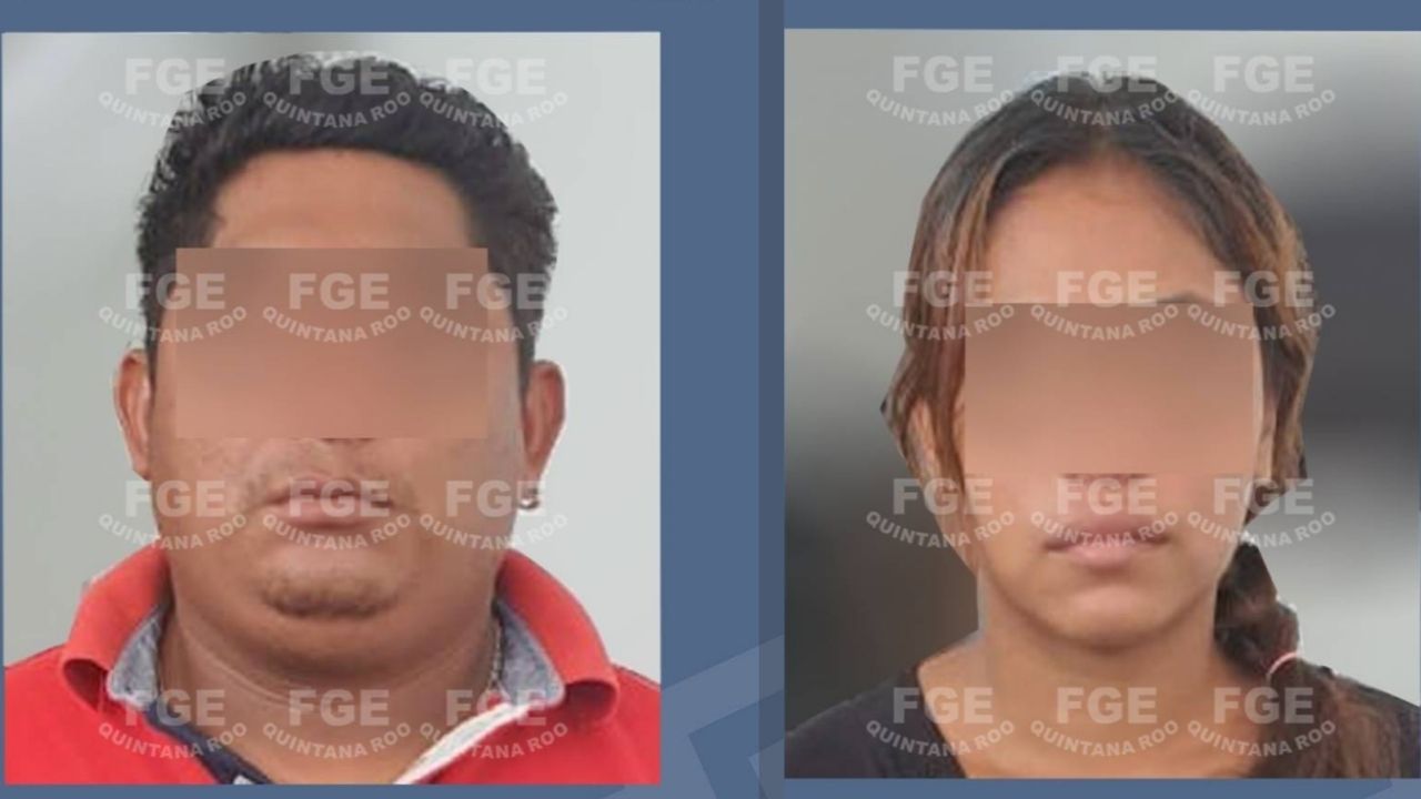 Detienen a pareja por feminicidio de niña de 5 años en Quintana Roo