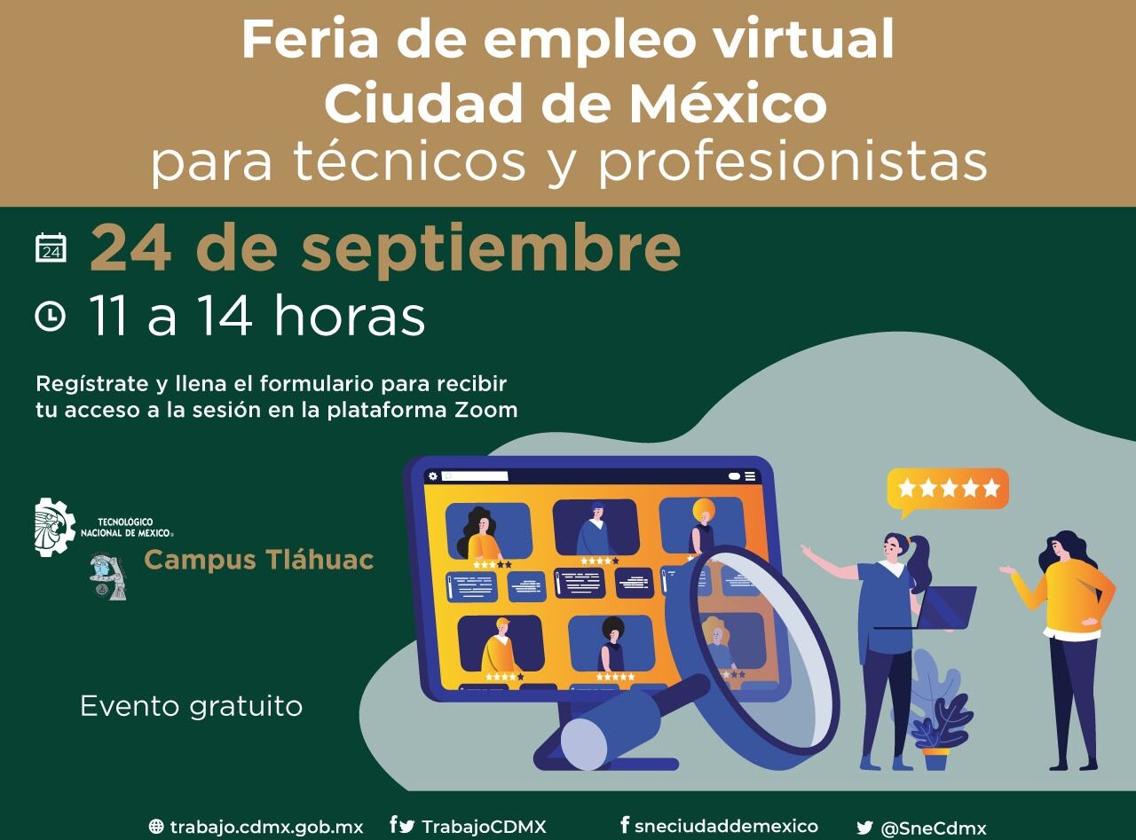 ¿Buscas trabajo? CDMX realizará feria del empleo virtual