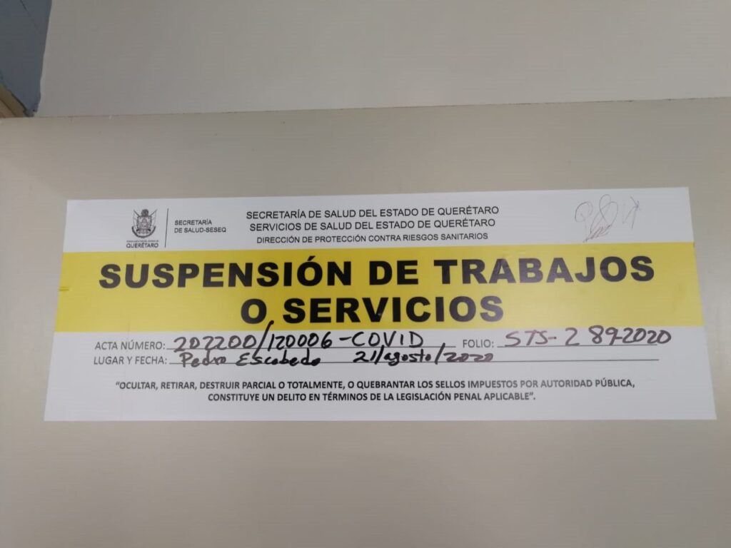 Suspenden escuela en Querétaro por impartir clases presenciales